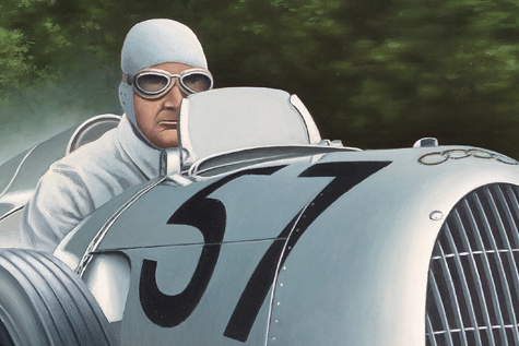 Bergkönig at Shelsley Walsh Painting 01
