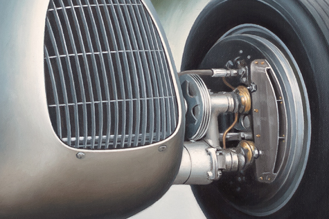 Bergkönig at Shelsley Walsh Painting 03