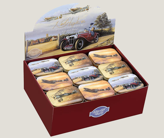 Tins box display
