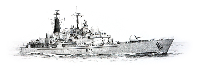 HMS Manchester Sketch