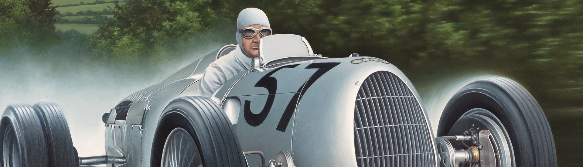 Aviation Art - Bergkönig at Shelsley Walsh