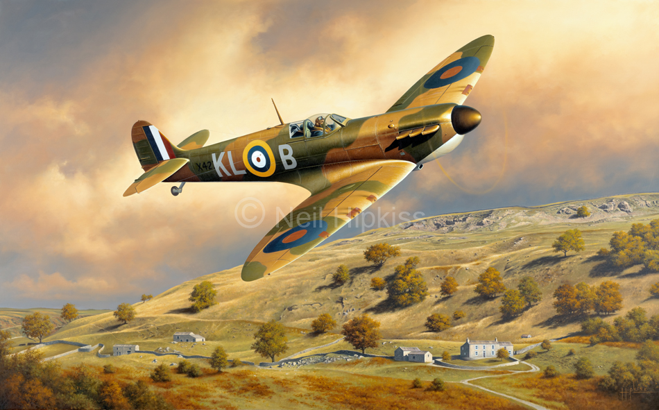 Spitfire Over Swaledale